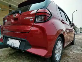 Toyota Agya 1.2 New G Bensin-MT 2023 Merah, TERAWAT