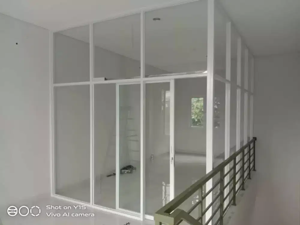 Murah...pintu kaca dan partisi kaca aluminium