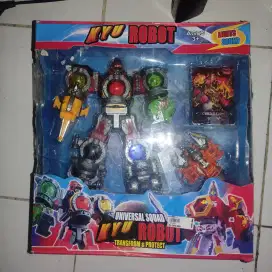 Kyu robot rangers masih baru istimewah kerdus aja agak jelek