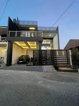 Rumah murah bangunan baru full furnise