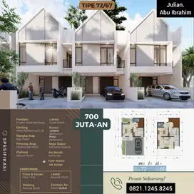 Rumah 2 Lantai Cluster Nempel Jalan Raya Akses 2 Mobil - Design Modern