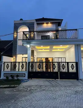 Rumah mewah bangunan baru dau malang