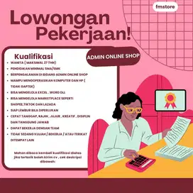 DICARI ADMIN ONLINE SHOP