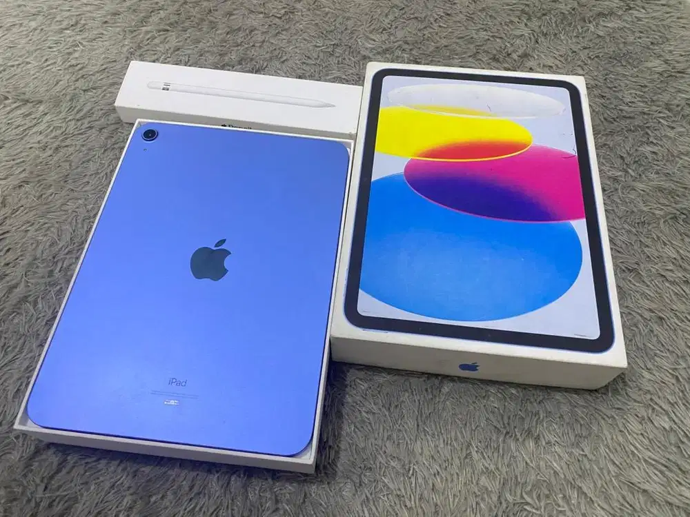iPad 10 64GB Wifi Garansi iBox Januari 2026 + Apple Pencil