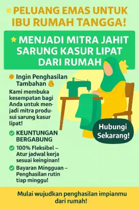 Di cari penjahit rumahan