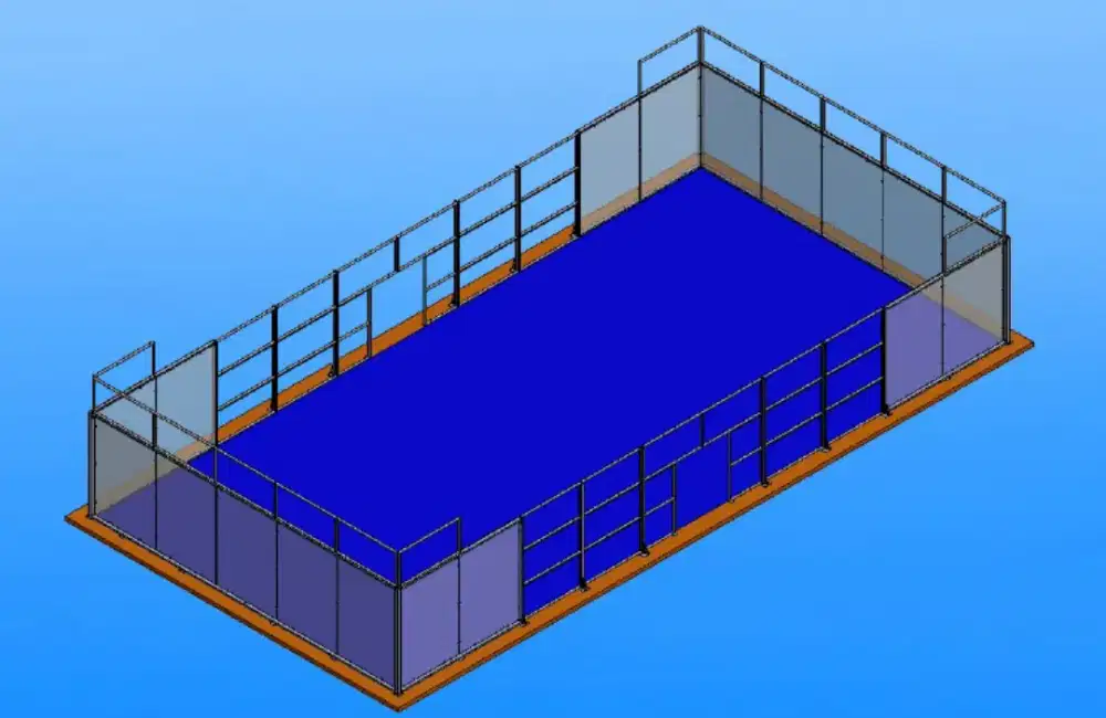 Install n pabrikasi Court PADEL