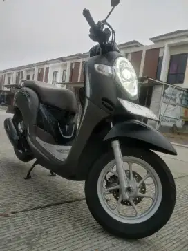 HONDA SCOOPY STYLISH 2019 MATTE BROWN LENGKAP