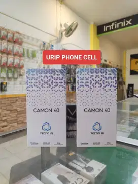 TECNO CAMON 40 8/256 Promo+bonus cash & Credit garansi Resmi
