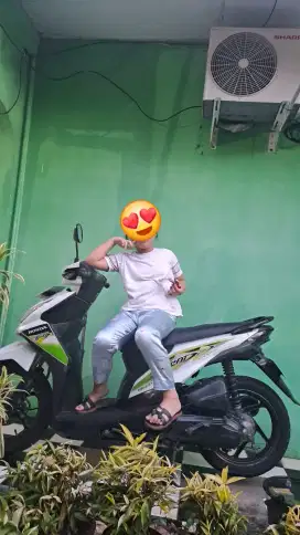 Beat FI pjk ON ss lengkap B DKI asli putih mesin full original