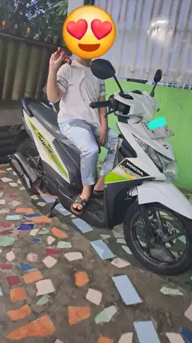 Beat FI pjk ON ss lengkap B DKI asli putih mesin full original