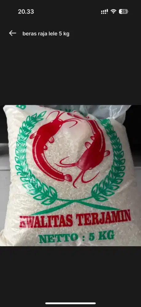 Beras rajelele 5 KG