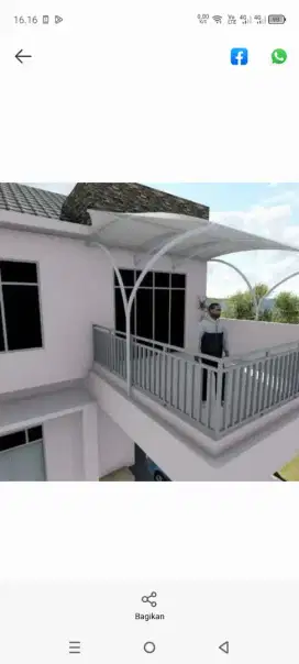 TEKNISI PASANG CANOPY MEMBRANE - TOKO AHLI KANOPI MEMBRANE