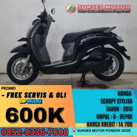 DP 600 RIBU HONDA SCOOPY STYLISH TAHUN 2019