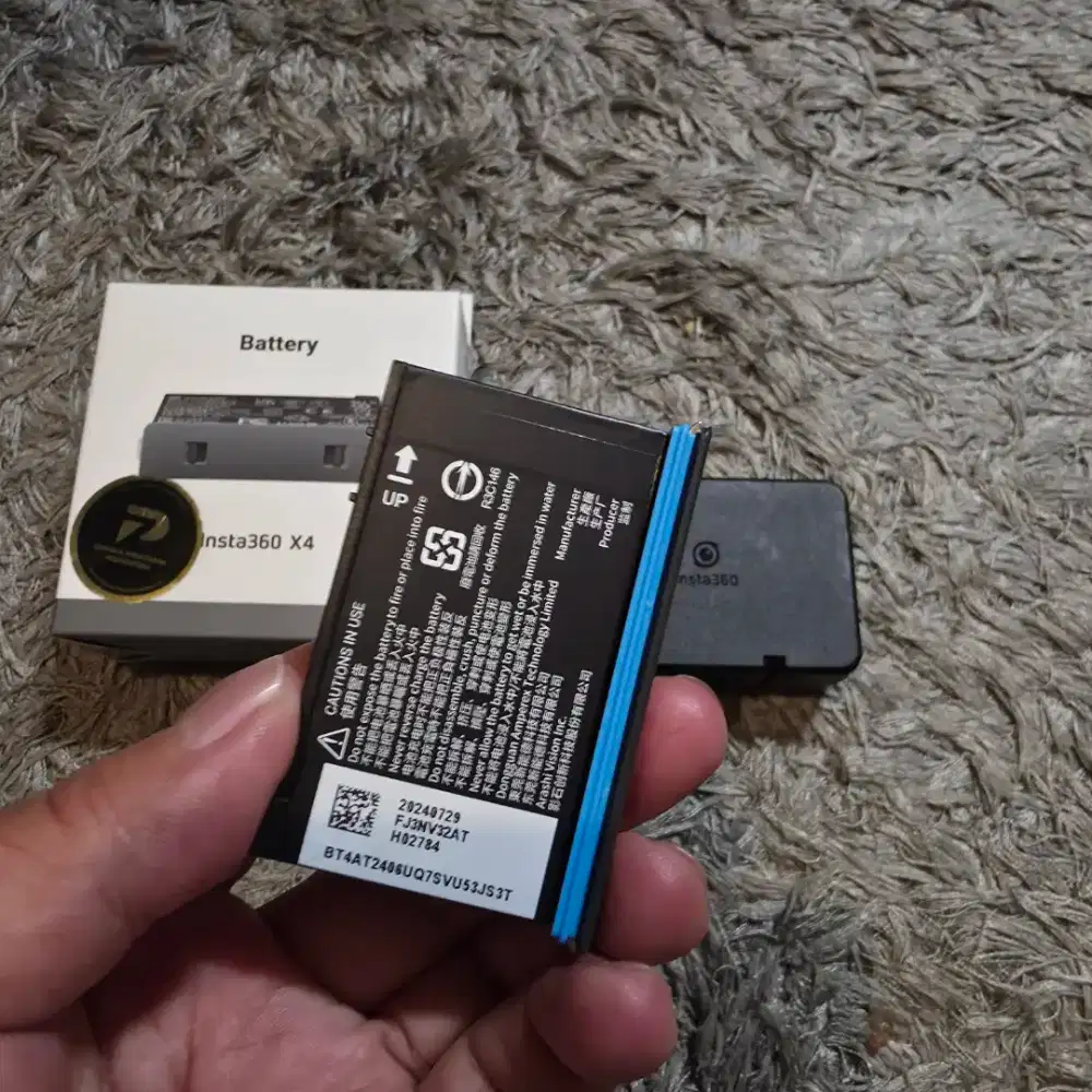 Insta360 X4 Battery Rechargeable For Insta 360 X4