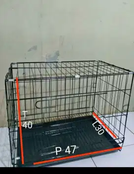 Kandang kucing mini ukuran 47x30x40