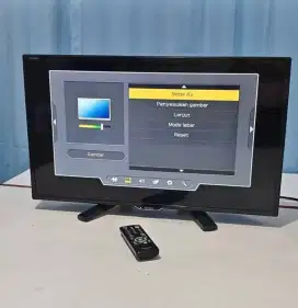 TV SHARP 24 INCH + STB + ANTENA