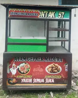 Gerobak Kayu Jati Asli