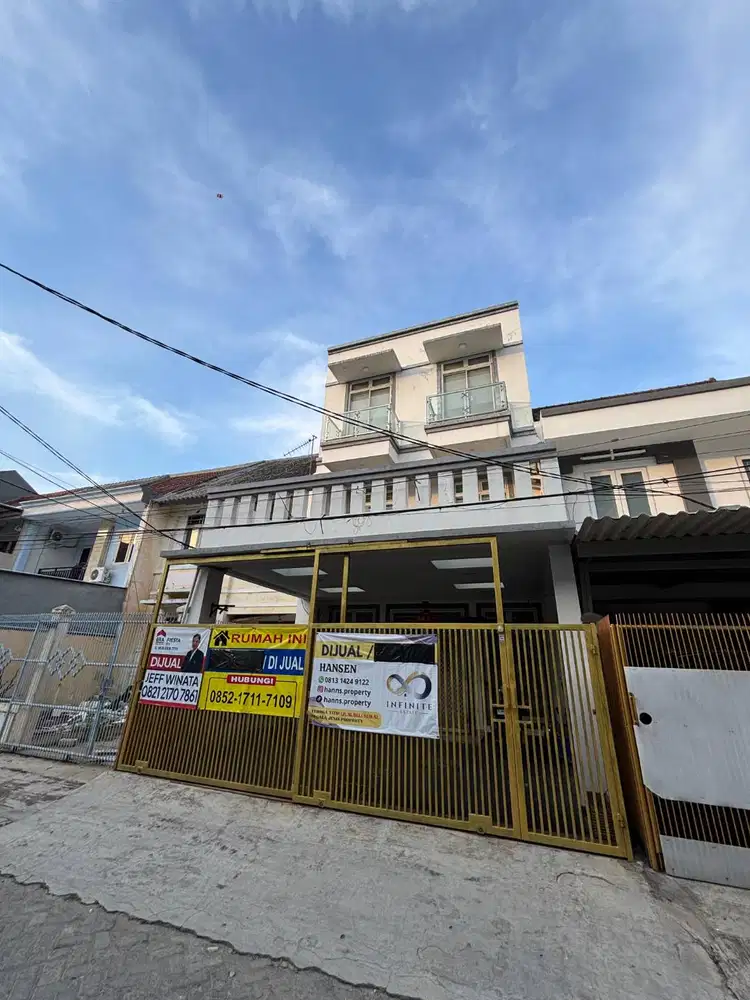 Dijual Rumah 3 Lantai Di Taman Palem Lestari Blok A Cengkareng Jakarta