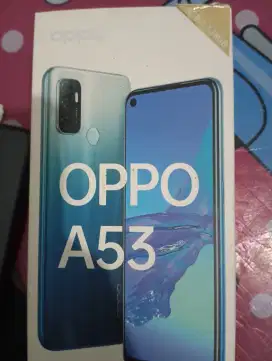 Hp Oppo A53 fullset minus pemakaian ram 4/128