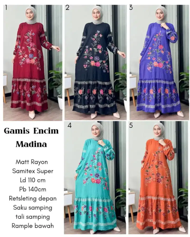 Rp140.000,-

GAMIS BATIK
Encim Madina

Rayon Samitex Super