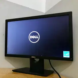 Monitor Dell 19.5Inch model E2016H + free kabel power dan Keyboard