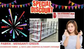 Rak minimarket Gondola
