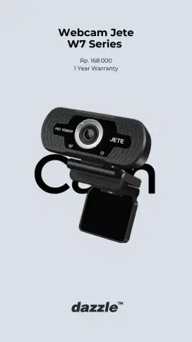 WEBCAM JETE W7 SERIES GARANSI 1 TAHUN