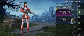 Akun PUBG polosan skin M416 glacier