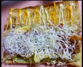 Di cari pegawai jaga gerobak an roti bakar