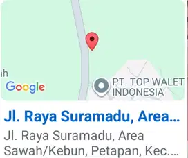 dijual tanah raya Suramadu