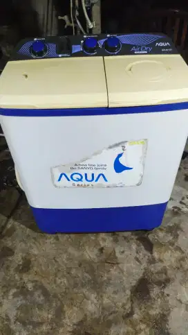 Mesin cuci Aqua kapasitas 8,5kg Normal semua lengkap seperti difoto