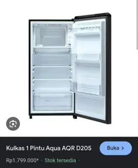 Kulkas merk aqua 1 pintu