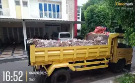 Jasa buang sampah proyek barang bekas dan jual urugan paling murah