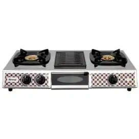 Di jual kompor rinnai 2 tungku nd grill
