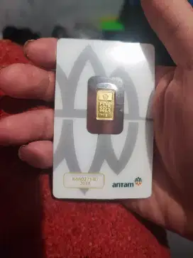 Emas antam 1gram tahun 2018 Certieye