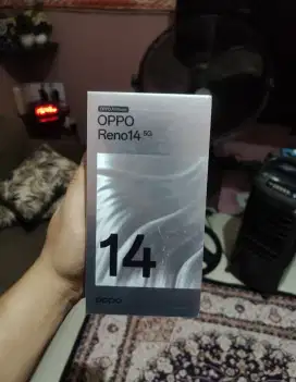OPPO RENO 14 5G 8/256 BARU SEGEL BNIB NOREPACK GARANSI BELUM JALAN