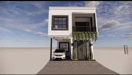Rumah 2 lantai dekat LRT Harjamukti, Cimanggis Depok