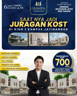Investasi Aset Properti Kos-Kosan di Granada Student House Jatinangor