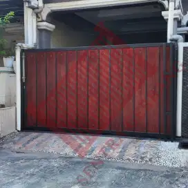 Pagar GRC Kayu motif simple minimalis. 750rb/m
