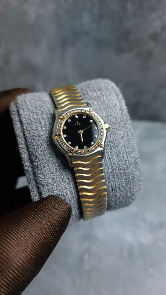 Ebel Wave 1057902 Stainless Steel & 18kt Yellow Gold