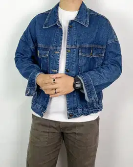 Trucker jacket denim boxy