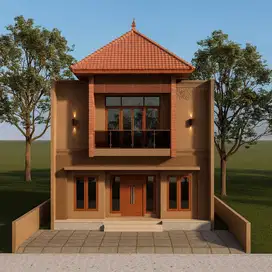 2 MENIT GRIYA KUANTAN GODEAN, Rumah 2 Lantai Murah Bali Style DP Mudah