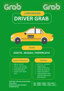 LOWONGAN KERJA DRIVER