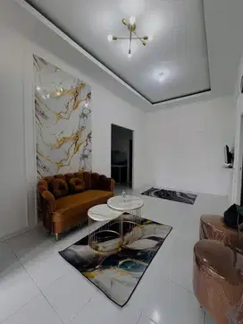 Disewakan harian rumah baru full perabot