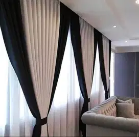 Supplier Tirai Gorden Jendela Gordyn Mewah Hordeng Model Terbaru Murah