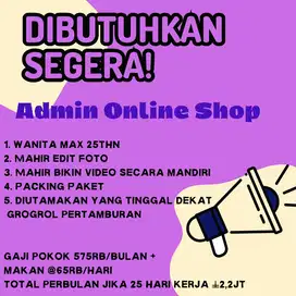 Admin Online Shop