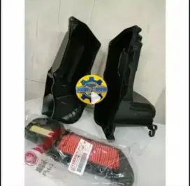 BOX FILTER DAN TUTUP FILTER SET MIO SOUL GT (lama), ORIGINAL YAMAHA