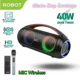 ROBOT RB600 Karaoke Speaker Bluetooth 40W Powerful Ultra Bass Stereo