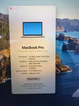 Macbook Pro 2019 13 Inch Milik Sendiri
