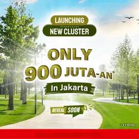 Dijual rumah baru 900 jt an cluster 2 lantai di jakarta garden city